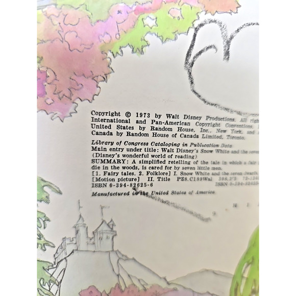 Lot of 8 VTG Walt Disney Ephemera Scrapbooking Hardcover Children's Story Books - Picture 6 of 7